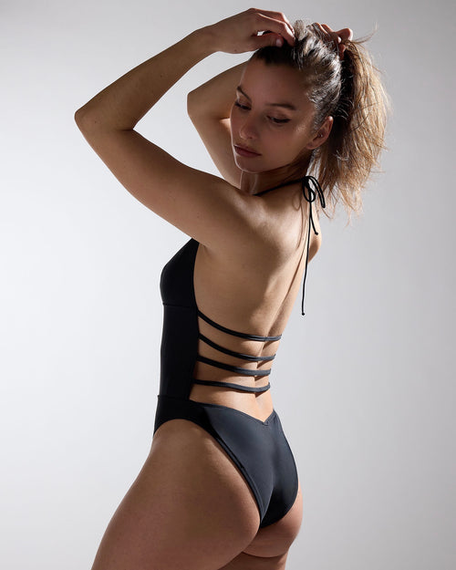 Athena One piece BLACK