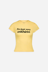 Yellow Baby Tee